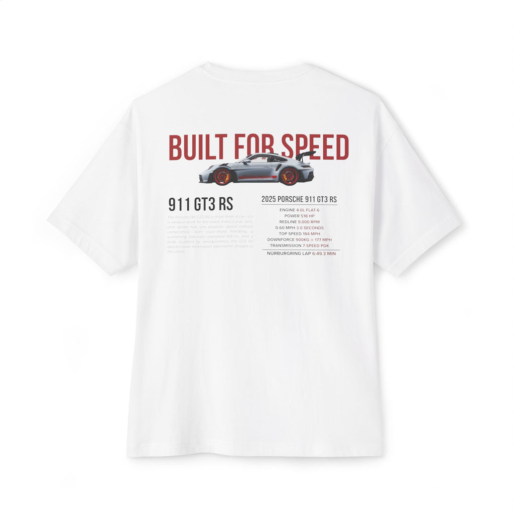 Porsche 911 GT3 RS Oversized Tee, Unisex