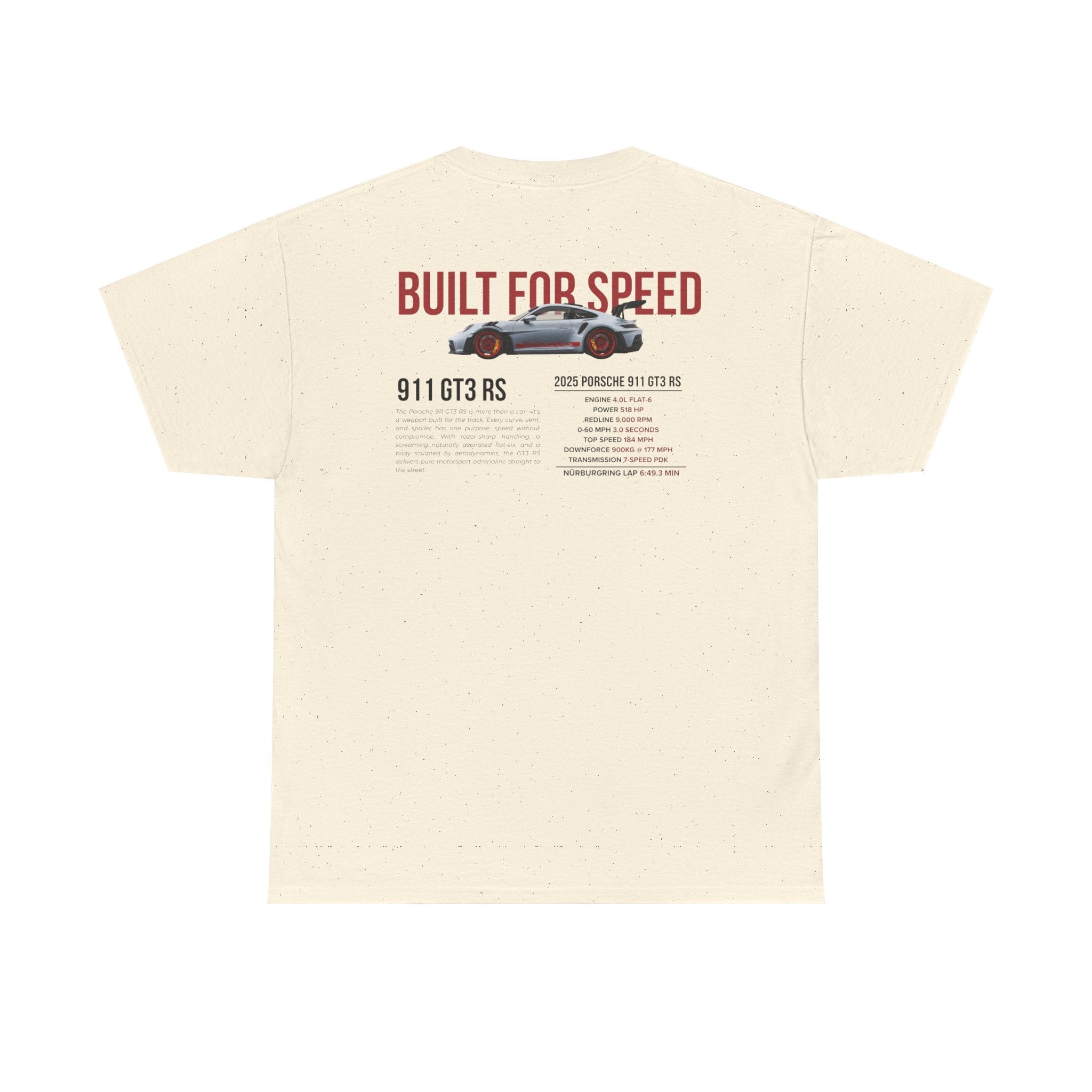 911 GT3 RS Graphic Tee, Unisex – Redline Supply