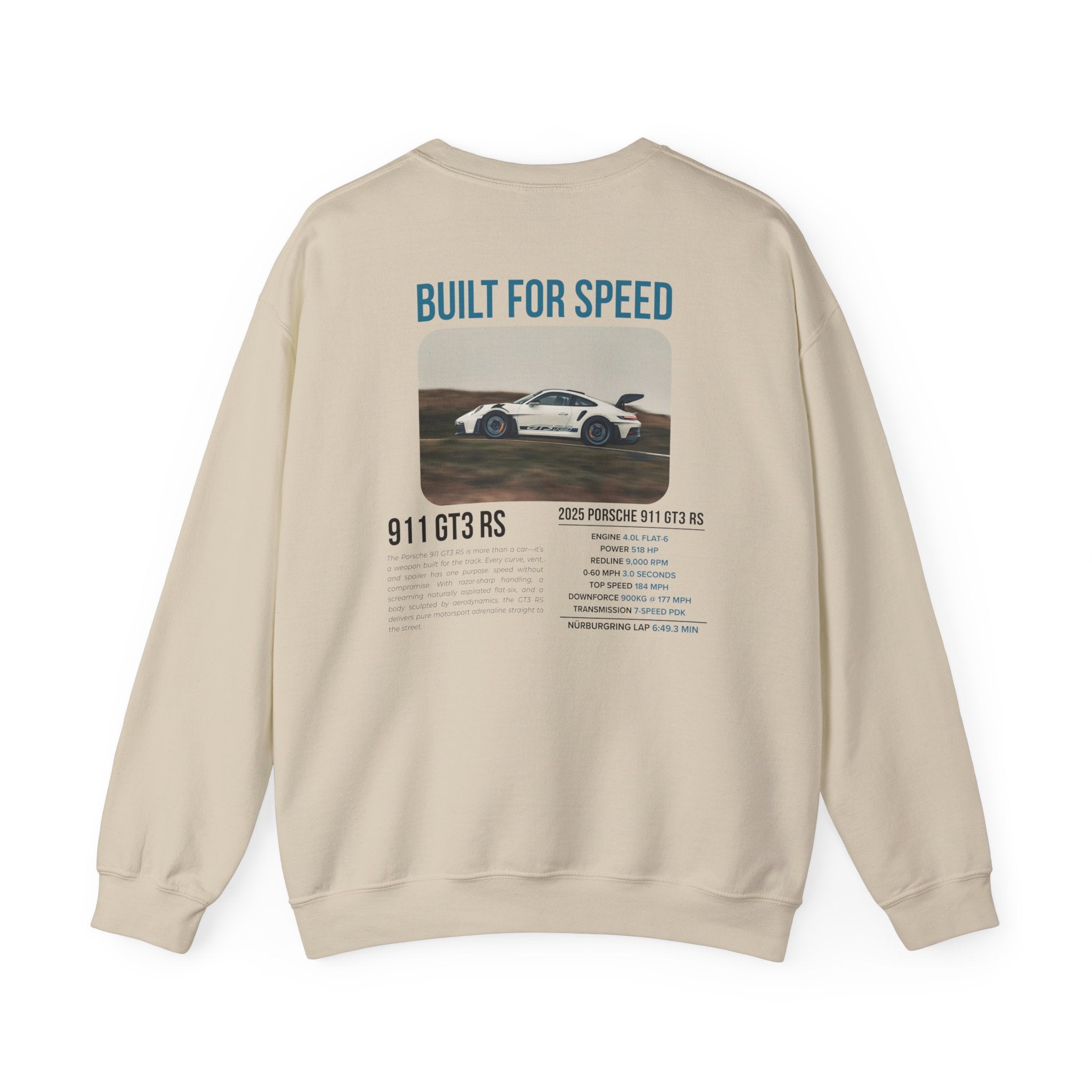 Porsche 911 GT3 RS Crewneck Sweatshirt, Unisex